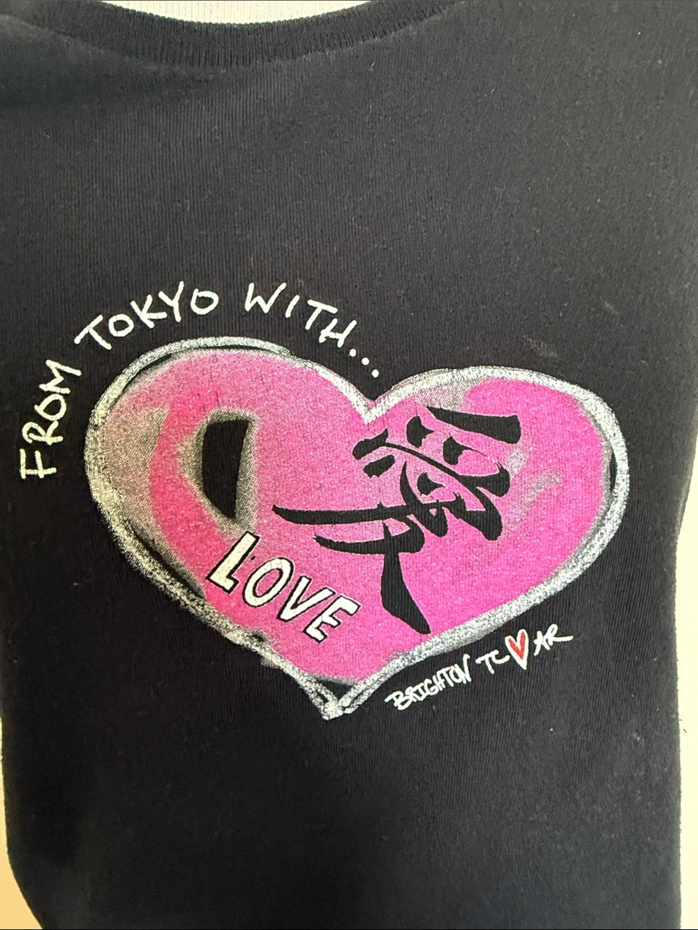 Brighton From Tokyo with Love T Shirt Heart Tom Clancy Aasha Ramdeen Collab